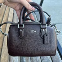 [S] COACH CW328 MN RWN XBY PBL LTH,SV/MAPLE, 196395554959 (SCO956)