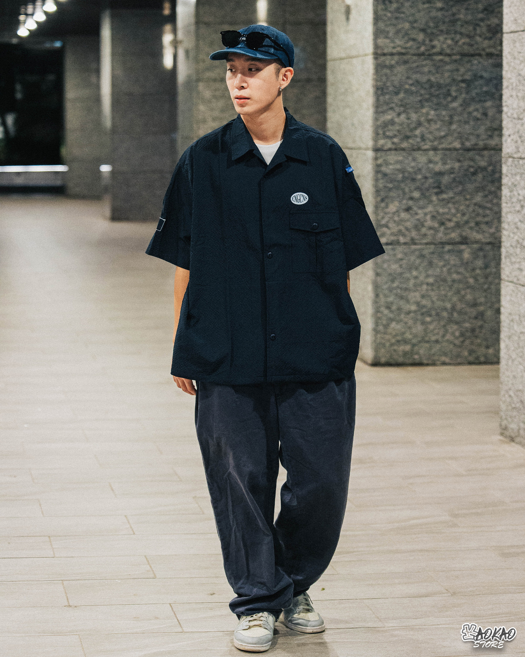 BLACK FLAG 黑旗 Military Shirt 泡泡紗襯衫【JBF24S008】