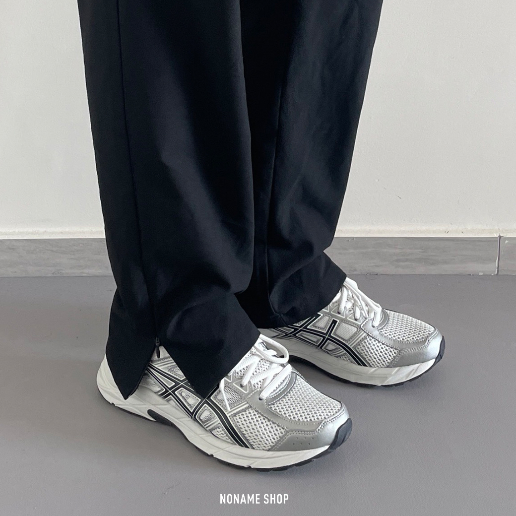 ASICS GEL-CONTEND 4 復古 運動鞋 跑步鞋 銀黑 (男款)