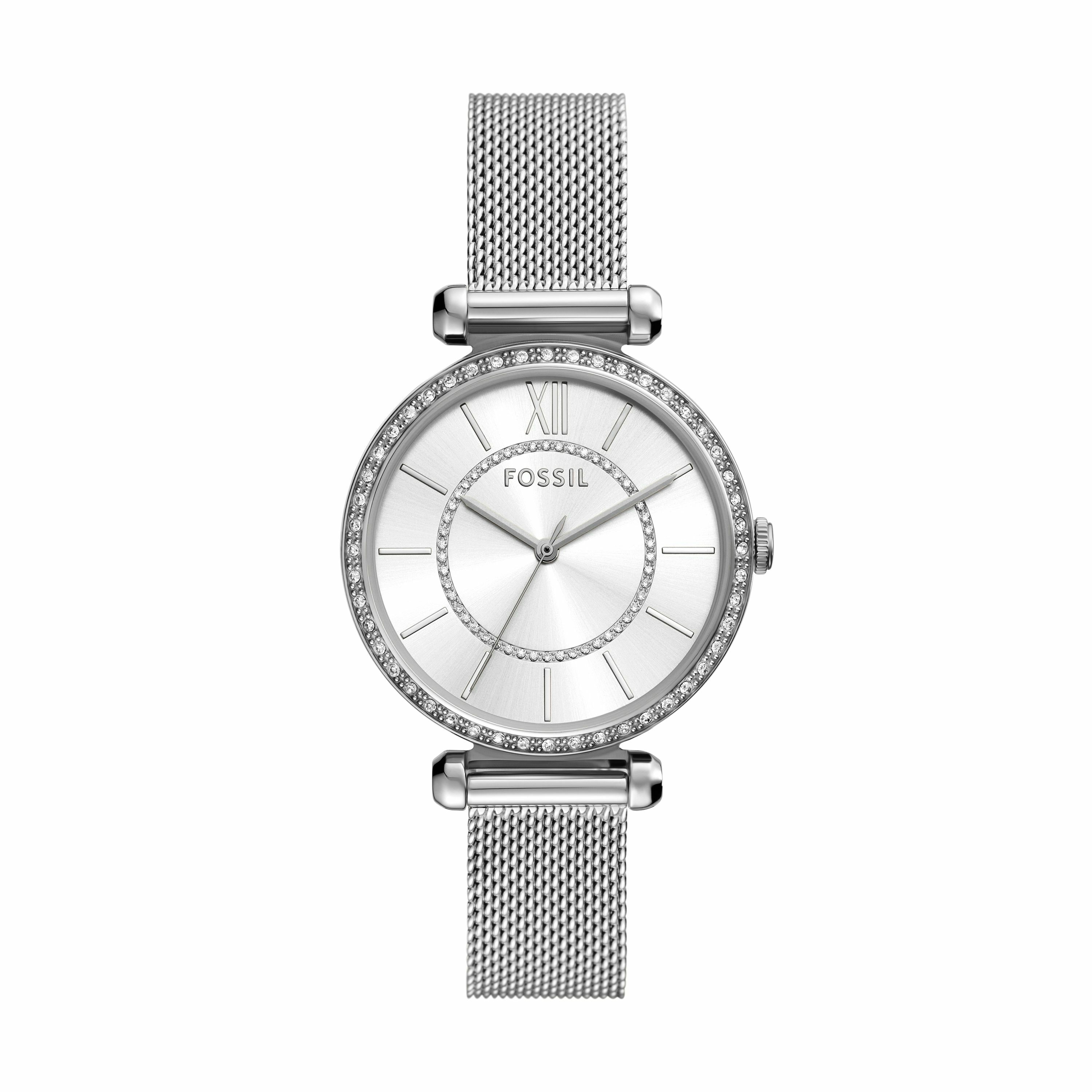 Tillie 鑲鑽優雅女錶 銀色不鏽鋼米蘭帶 36MM BQ3988