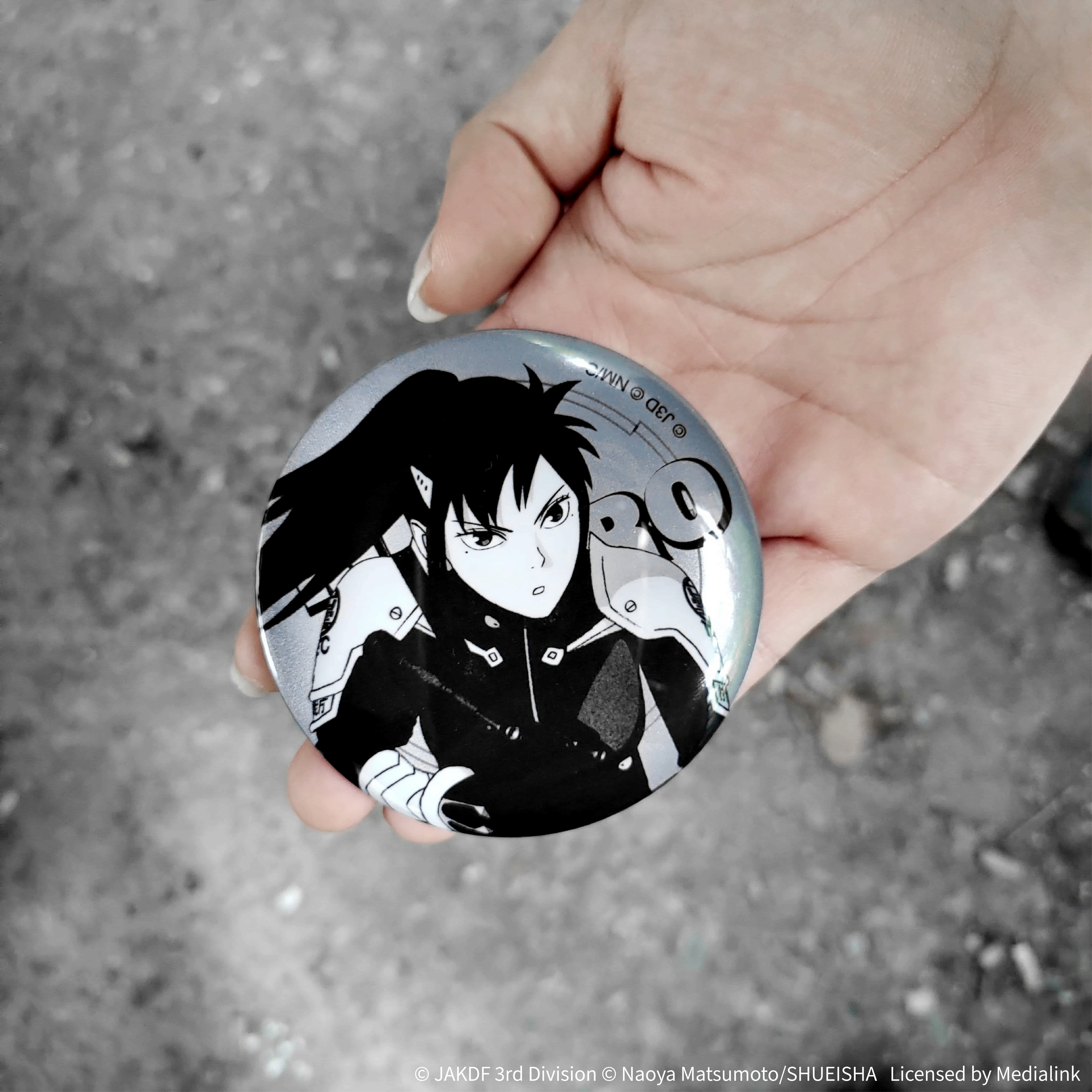 怪獸8號-反光胸章-亞白米娜