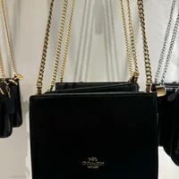 [S] COACH CR238 OUTLET SLIM CROSSBODY,BLACK, 196395289912 (SCO970)