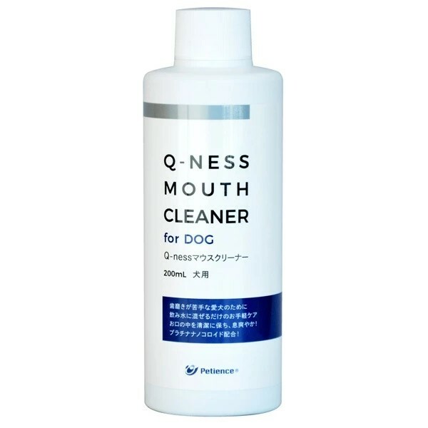【Q-ness Mouth Cleaner】 犬貓用 寵物漱口水200ml
