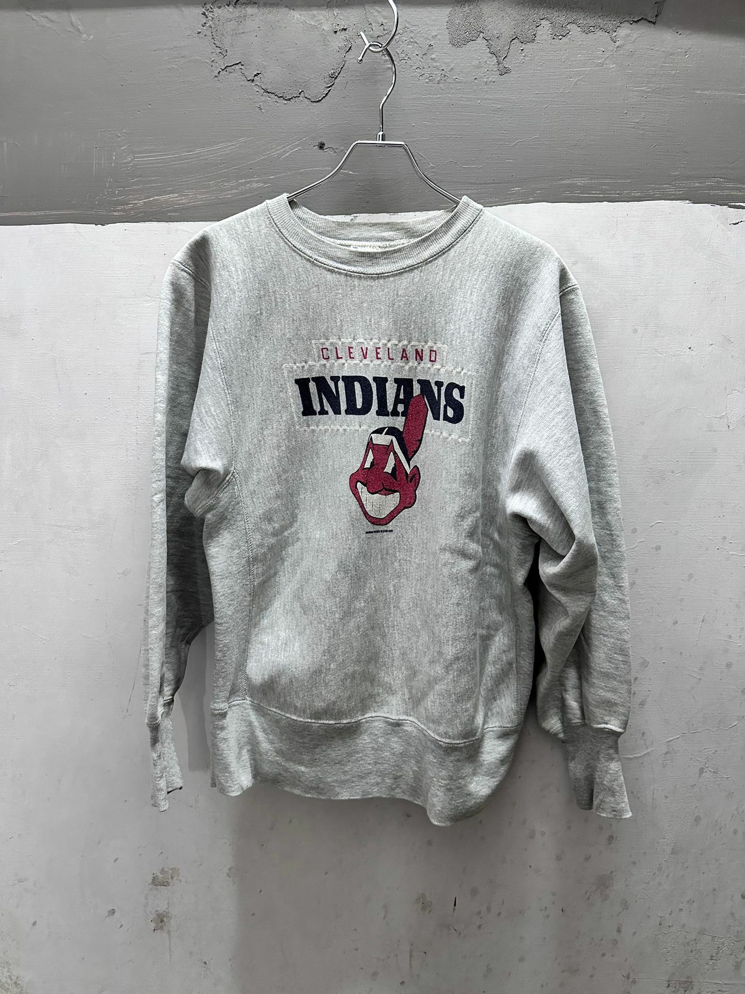 80's Champion Reverse Weave*CLEVELAND INDIANS Made in USA
