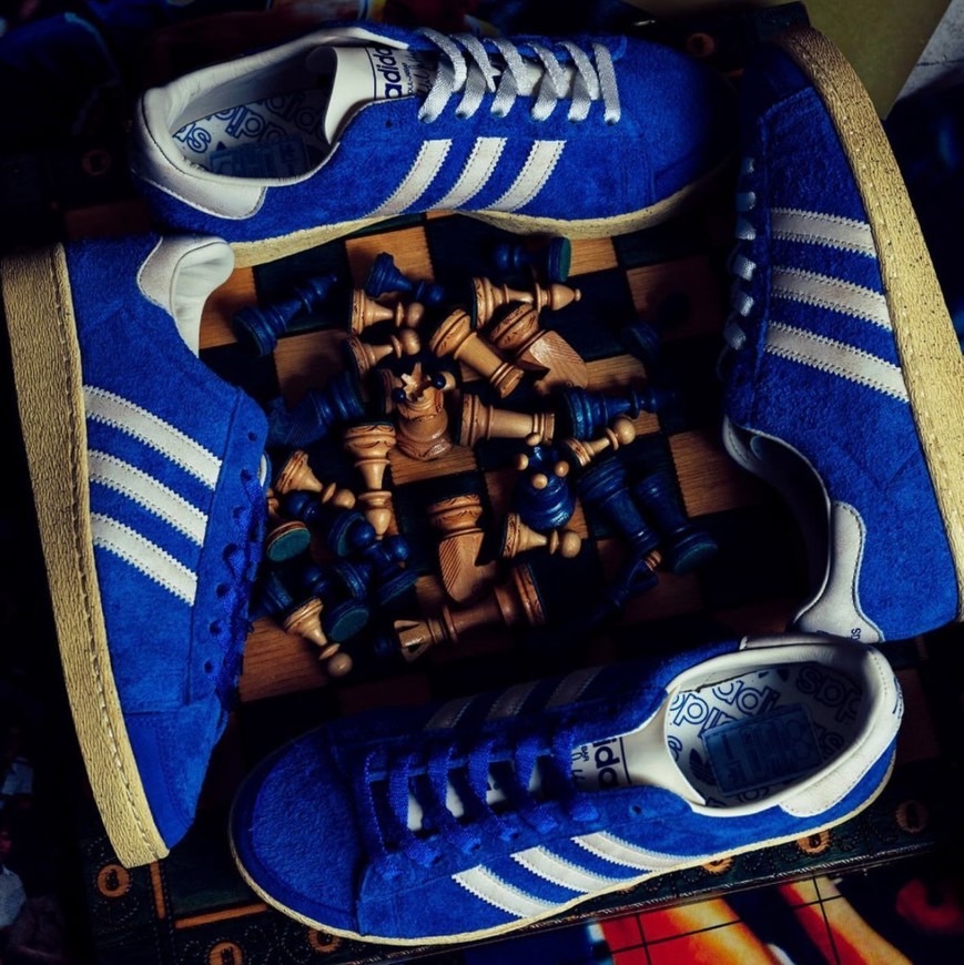 聯名款 atmos x Adidas  JABBAR LOW 藍色麂皮 仿舊鞋底 復古鞋盒 男女同款 德訓鞋 復古休閒鞋 IH3362