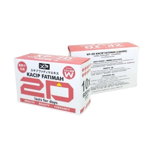 XP Kacip Fatimah 2D 600mg x 10 Capsules