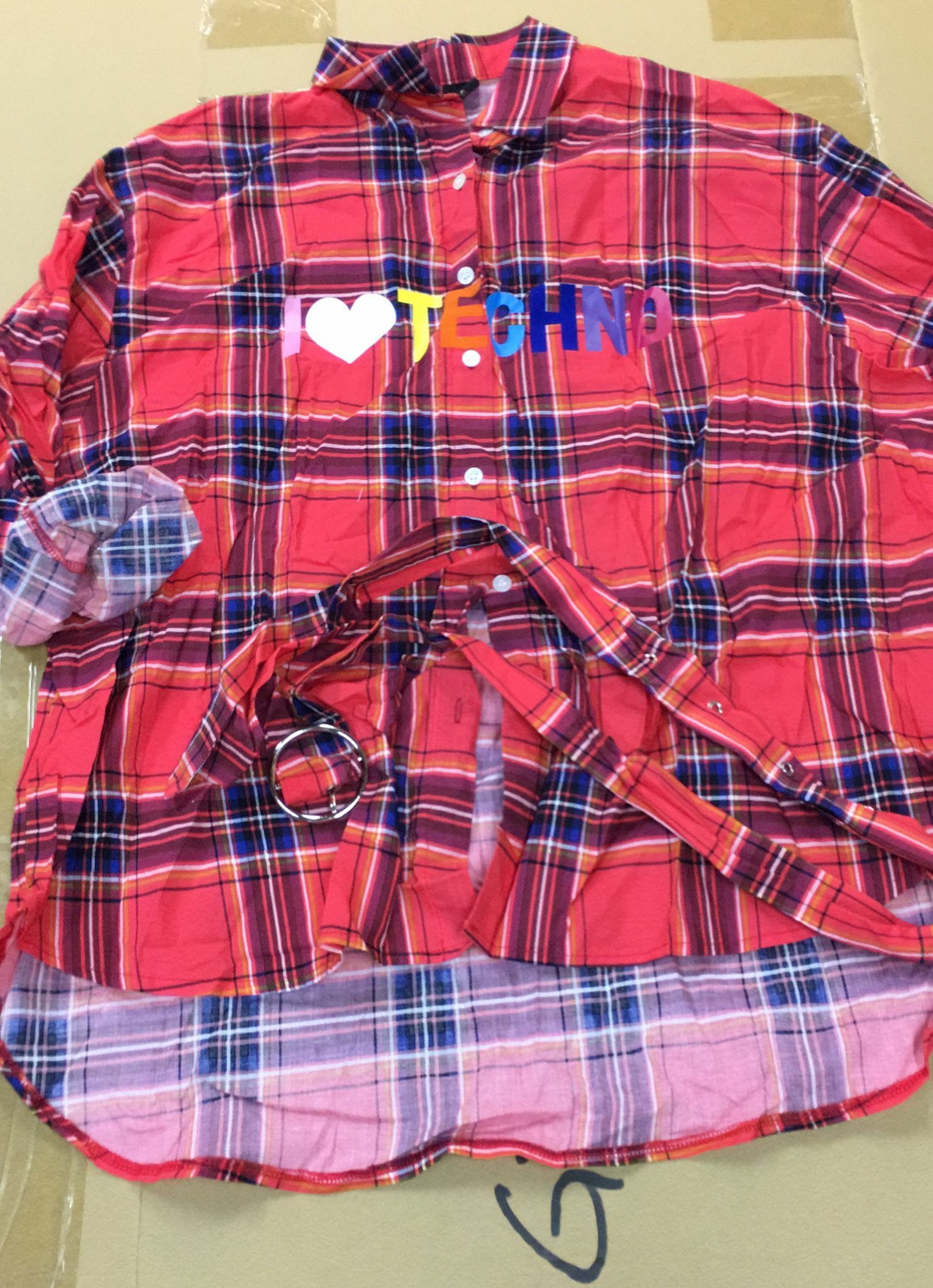 現貨 韓國格仔外套（此為清貨價貨品不設退換）(AT10778)