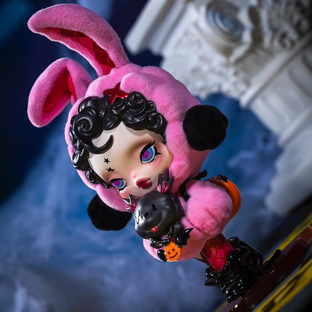 POPMART 泡泡瑪特 SKULLPANDA 萬聖訪客 SP萬聖節限定 手辦 吊卡 公仔