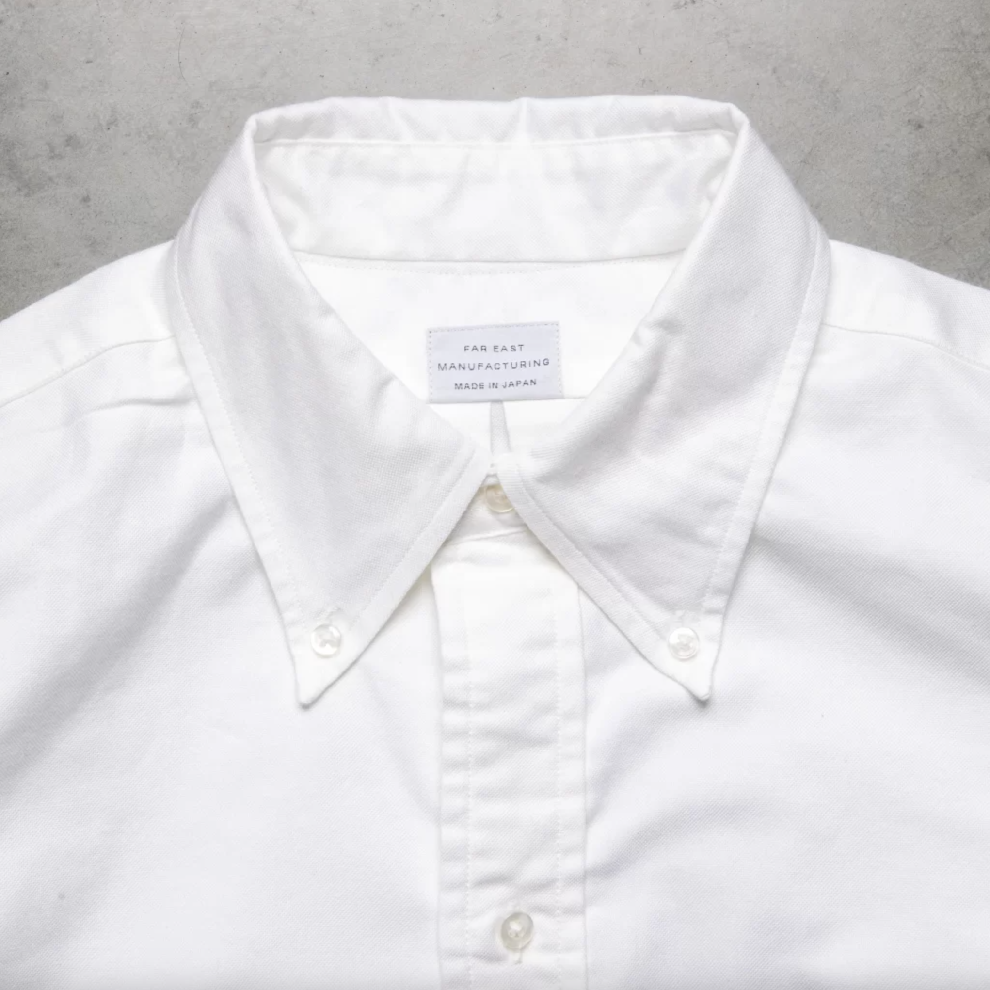 Far East Manufacturing|Oxford Button-down Shirt White Far East Manufacturing|Oxford Button-down Shirt White