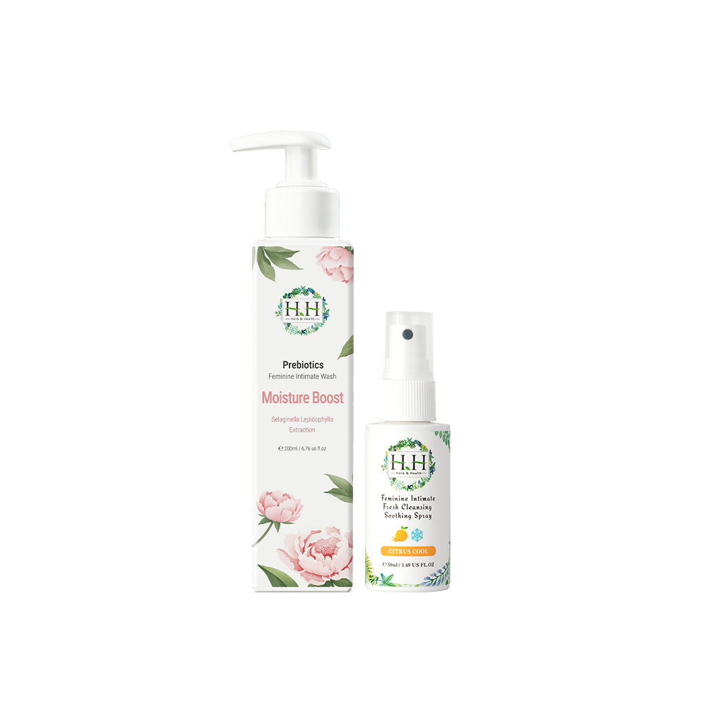 HH Intimate Antibacterial Wash(200ml) + Soothing Spray(50ml)