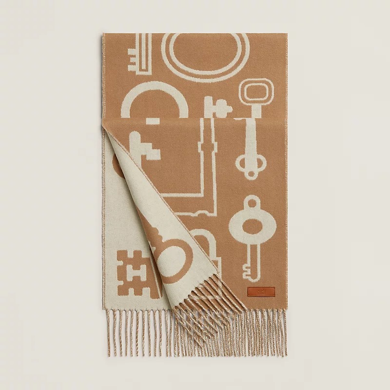 【NEW】HERMES CASAQUE PORTECLEFS MUFFLER VV1715