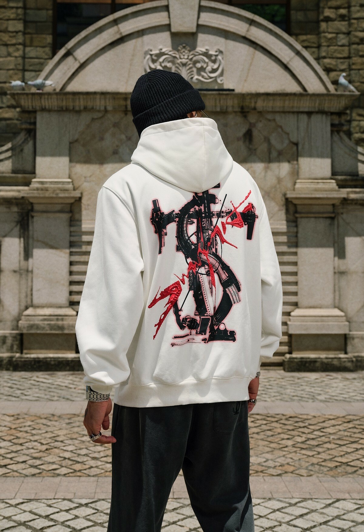 STK SmallTownKid 軍火庫 背後LOGO 帽T