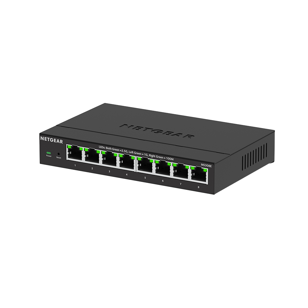 NETGEAR MS308E 8埠 1G/2.5G 簡易網管交換器