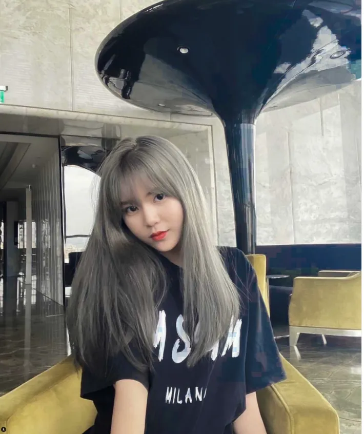 Anson’s Hair Coloring Work – Ash Green