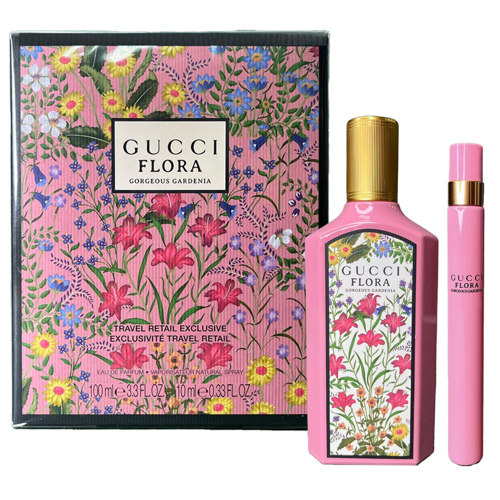 GUCCI FLORA 華麗梔子花香水禮盒(100ml +10ml)