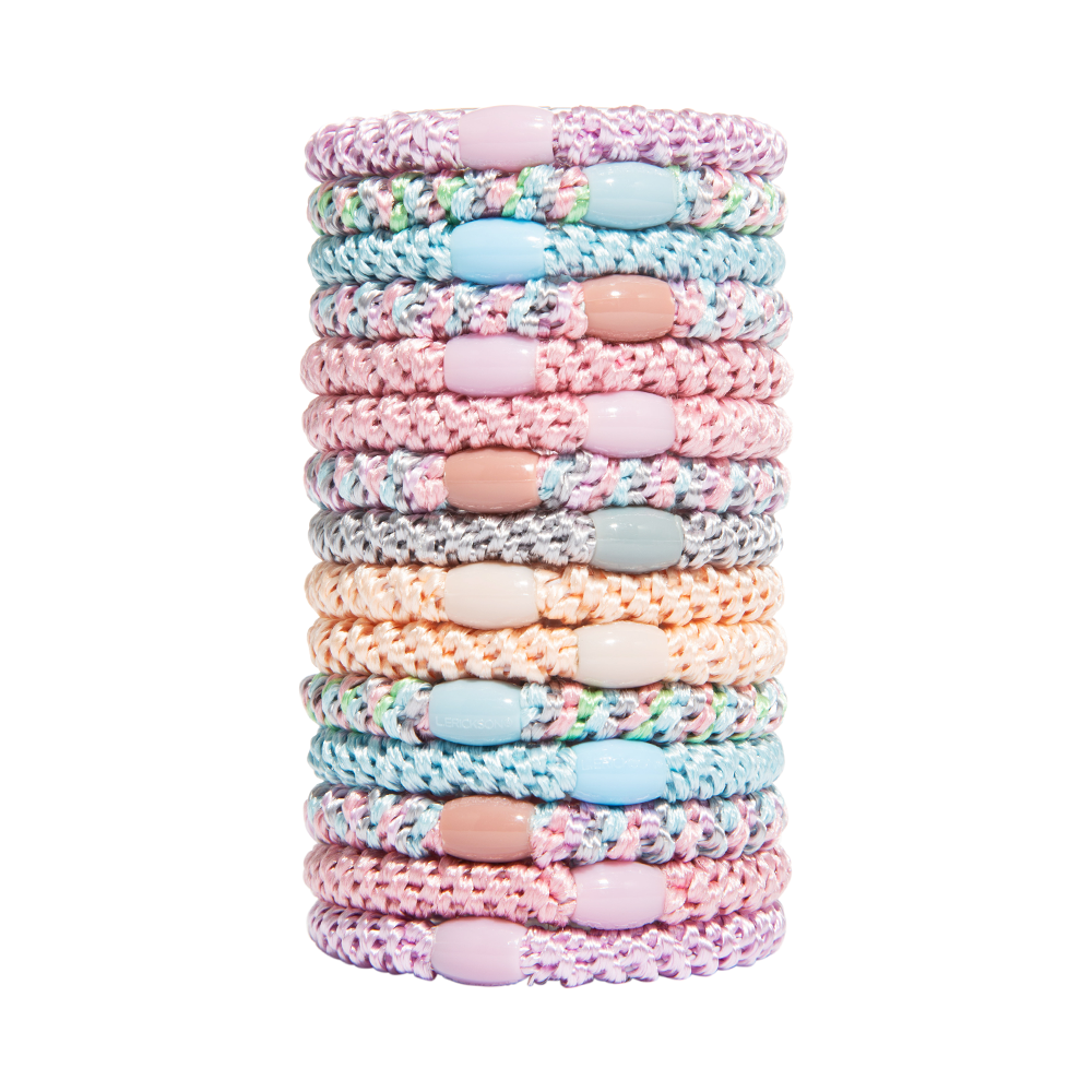 L. ERICKSON｜彈力髮圈桶-芭蕾粉