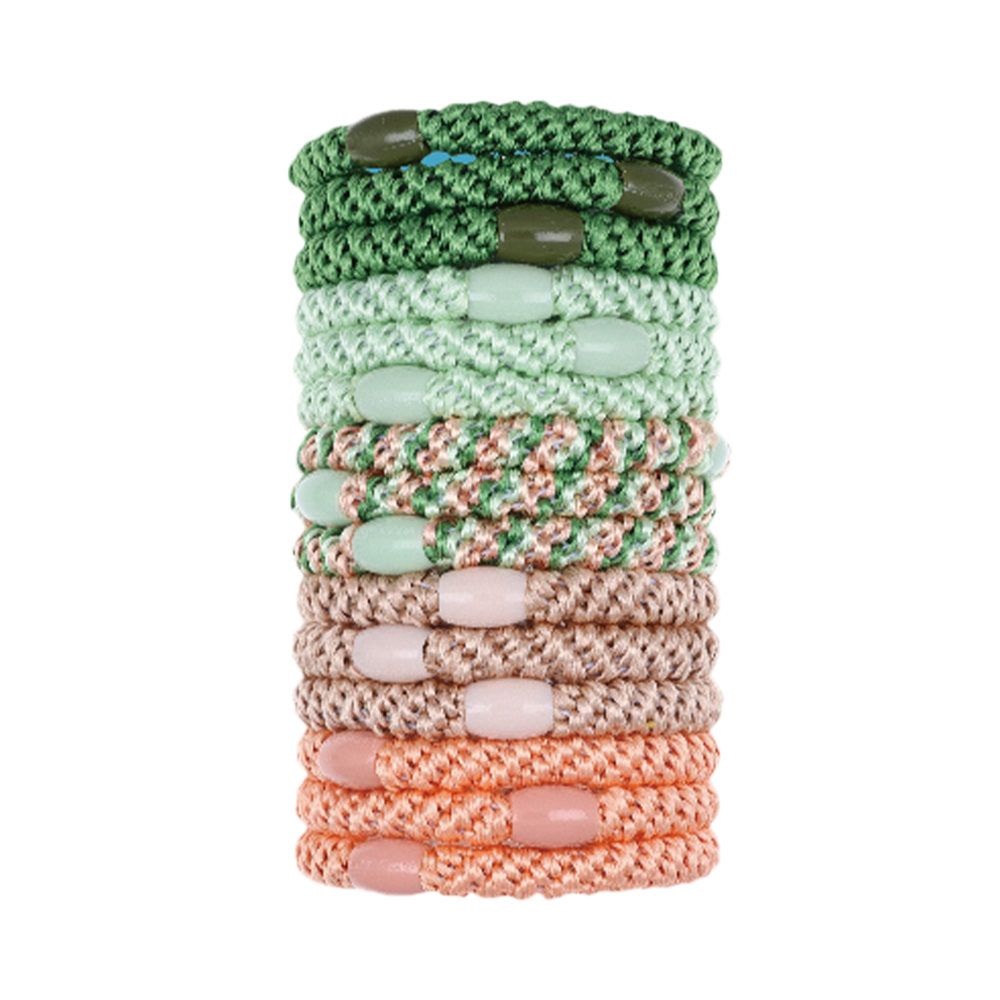 L. ERICKSON｜彈力髮圈桶-荷塘夕彩