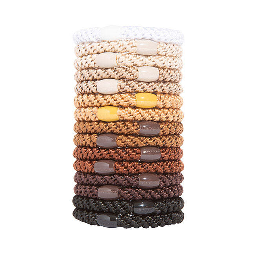 L. ERICKSON｜彈力髮圈桶-焦糖可可