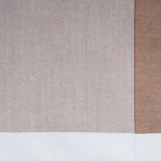 緞面邊框手巾＿棕