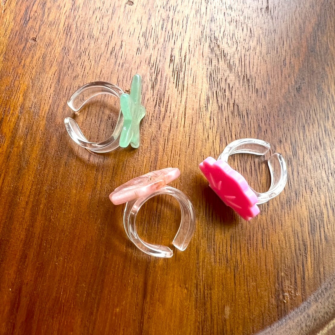 LILIES & ROSES 海底世界戒指(雙貝殼) Seashells Pearlized rings