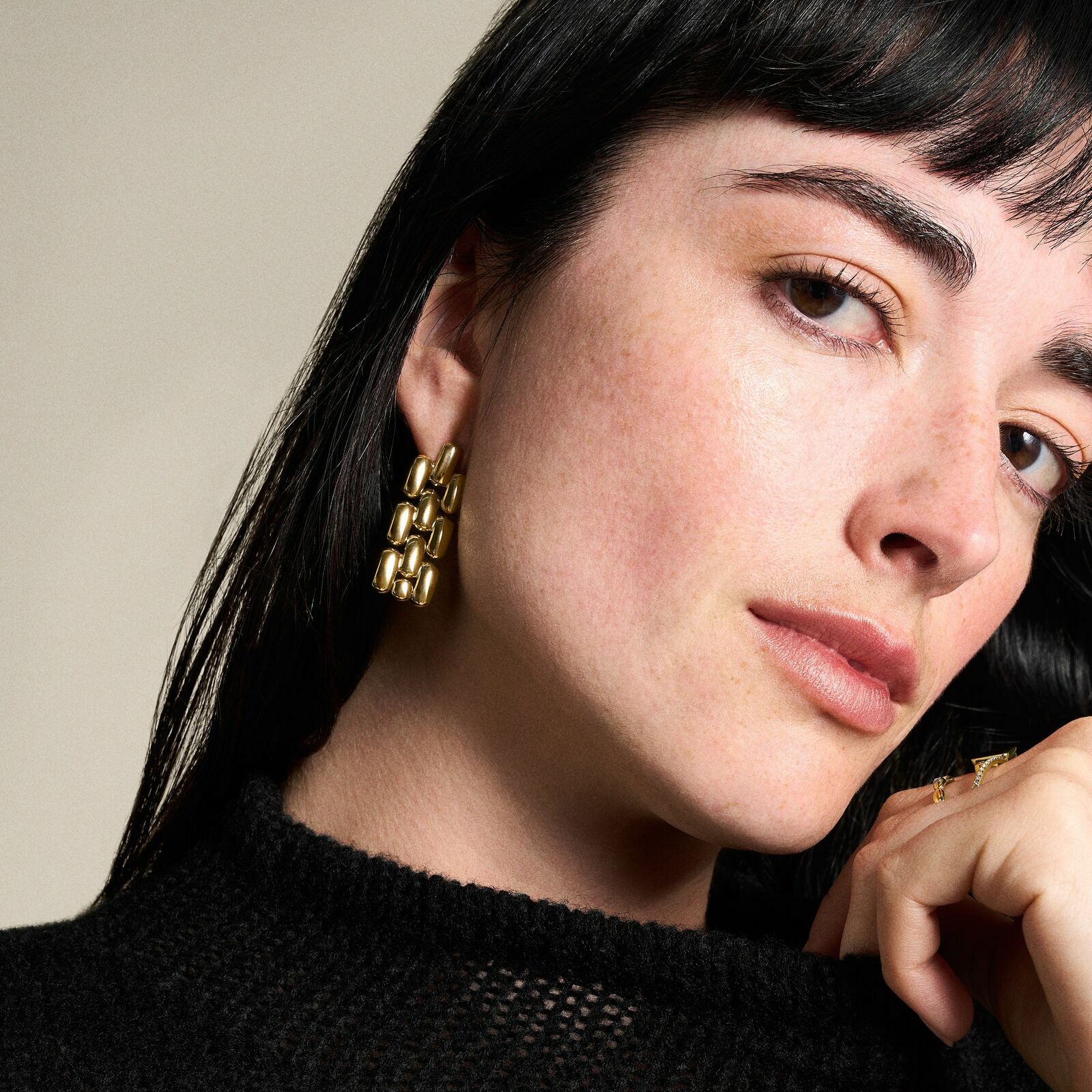 Arden 不鏽鋼錶帶耳環 JF04786710