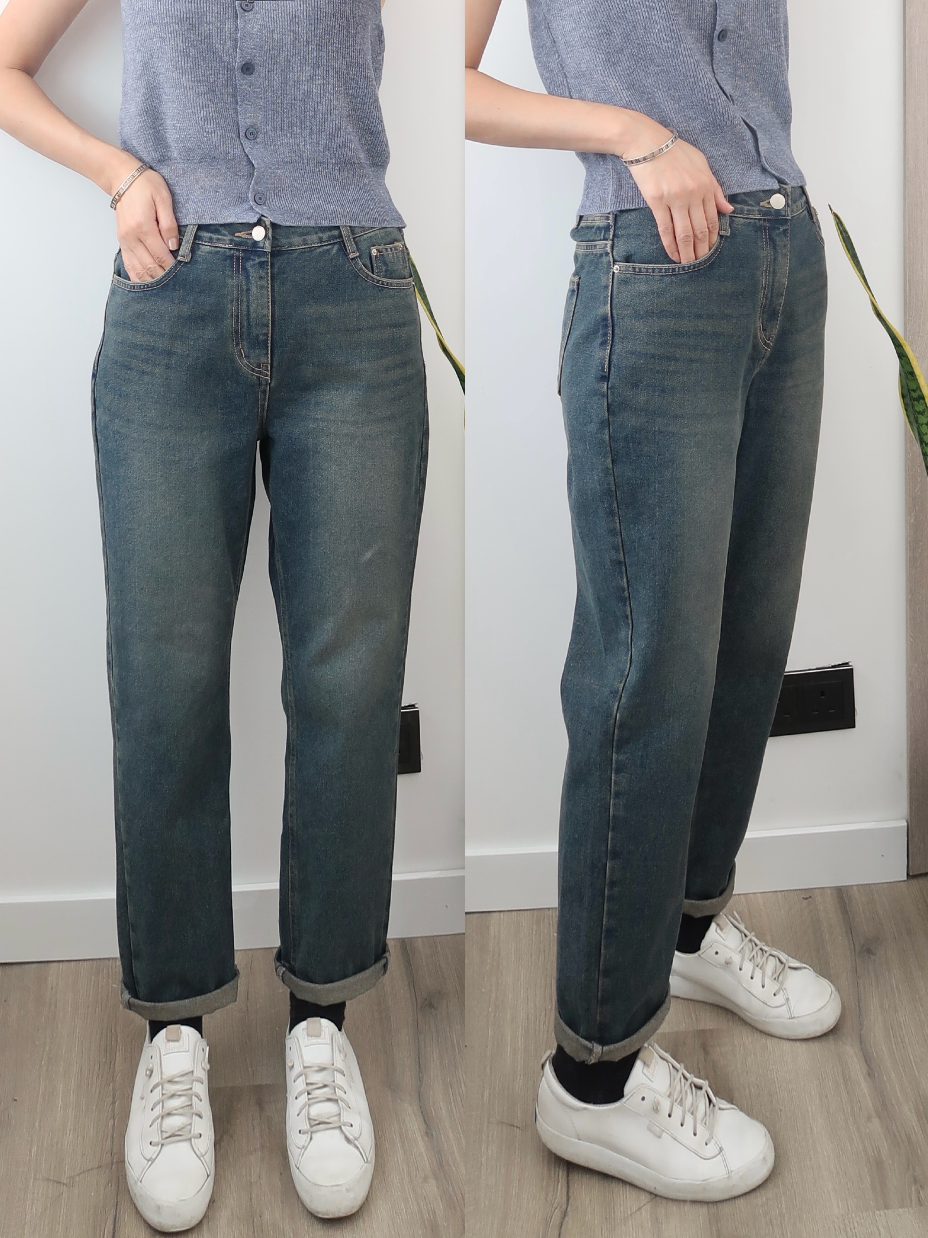 現貨 JS1102 深海藍洗水牛仔褲