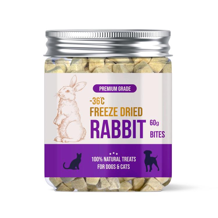 D&C|凍乾兔肉粒粒 60g (DC-4637)