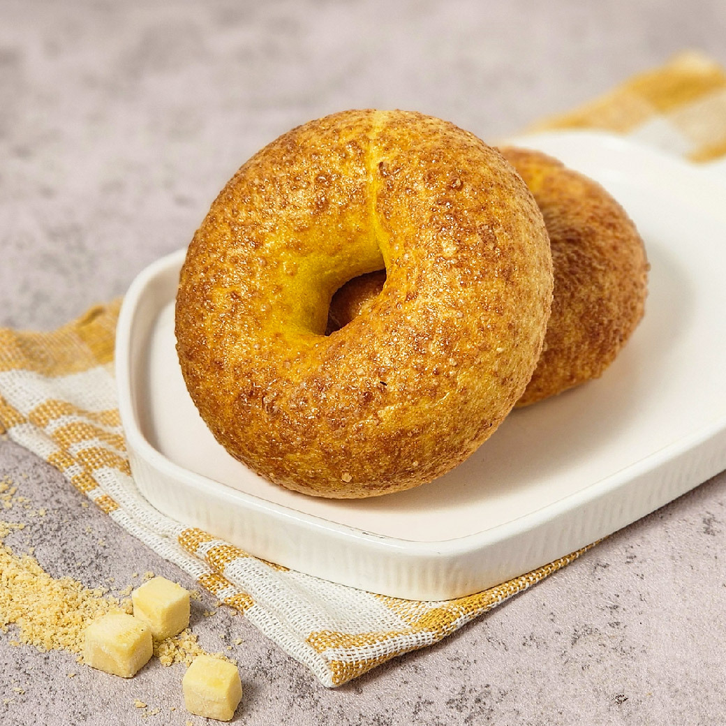 帕瑪森起司元氣高鈣貝果3入