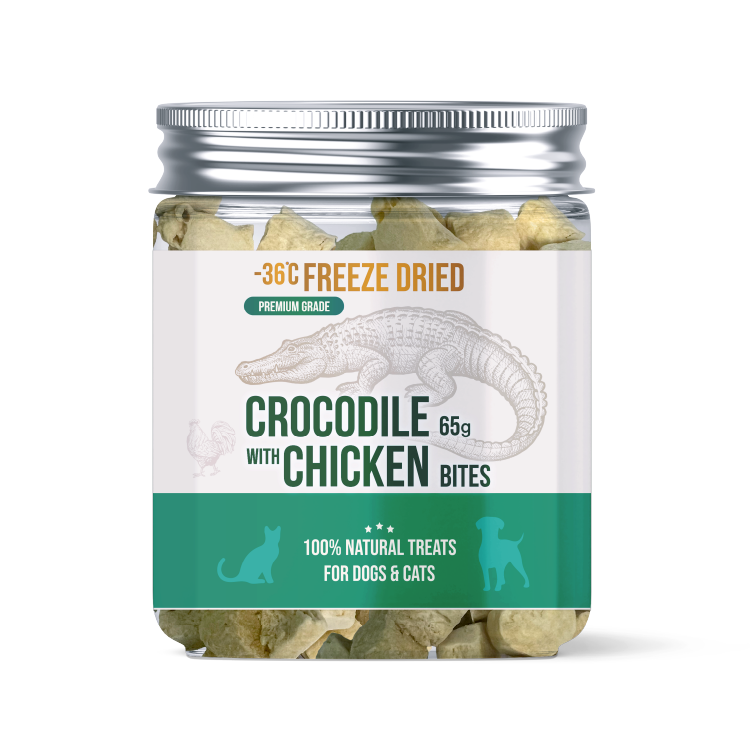 D&C|凍乾雞肉鱷魚粒粒65g(DC-4644)