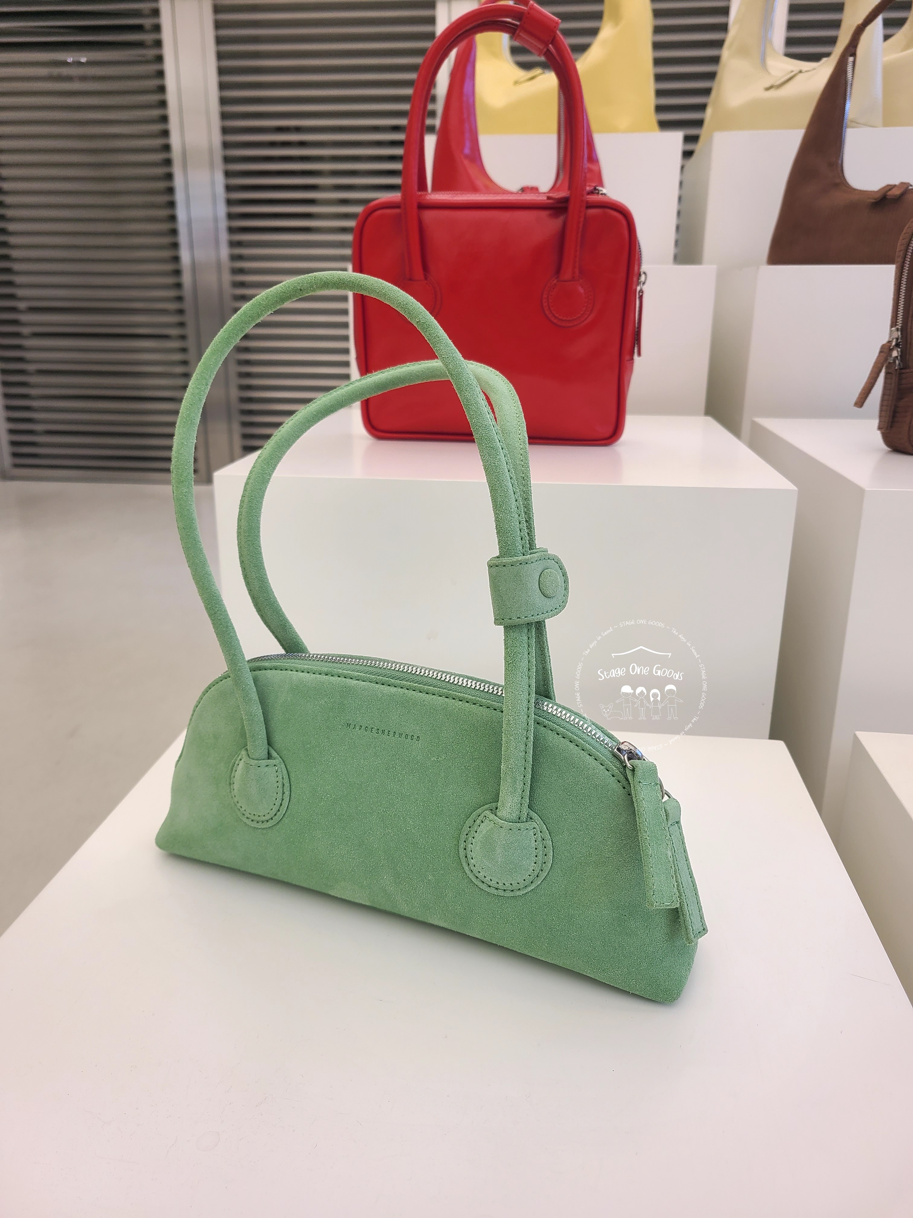 関税込み】MARGESHERWOOD グリーン Bessette ショルダーバッグ