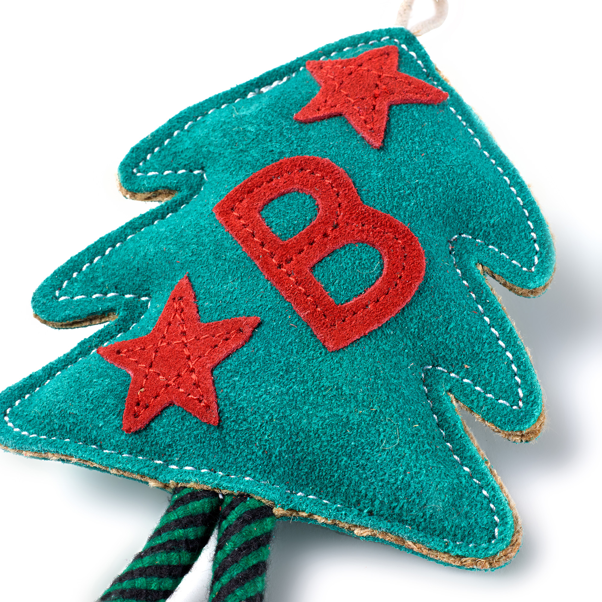 GREEN & WILDS- 天然黃麻製犬用啃咬玩具 - 聖誕小樹