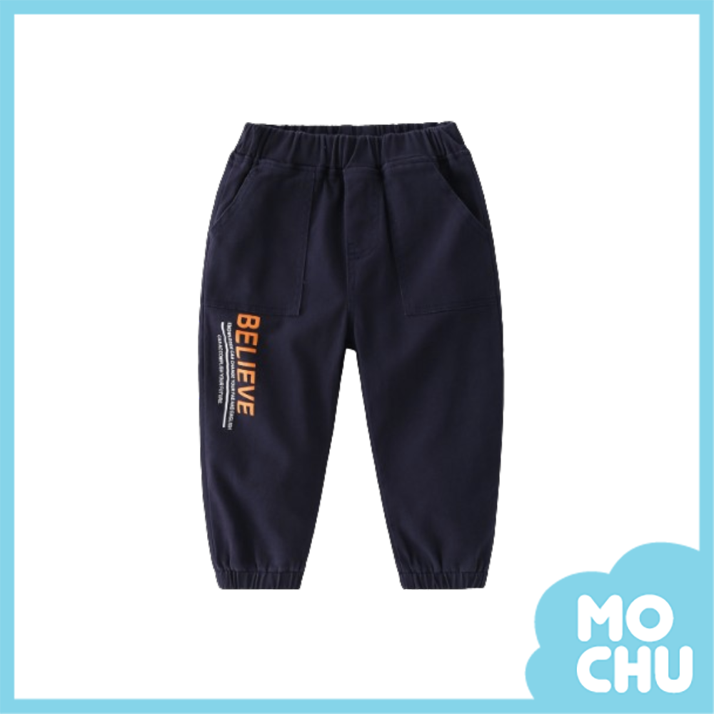 believe縮口休閒長褲