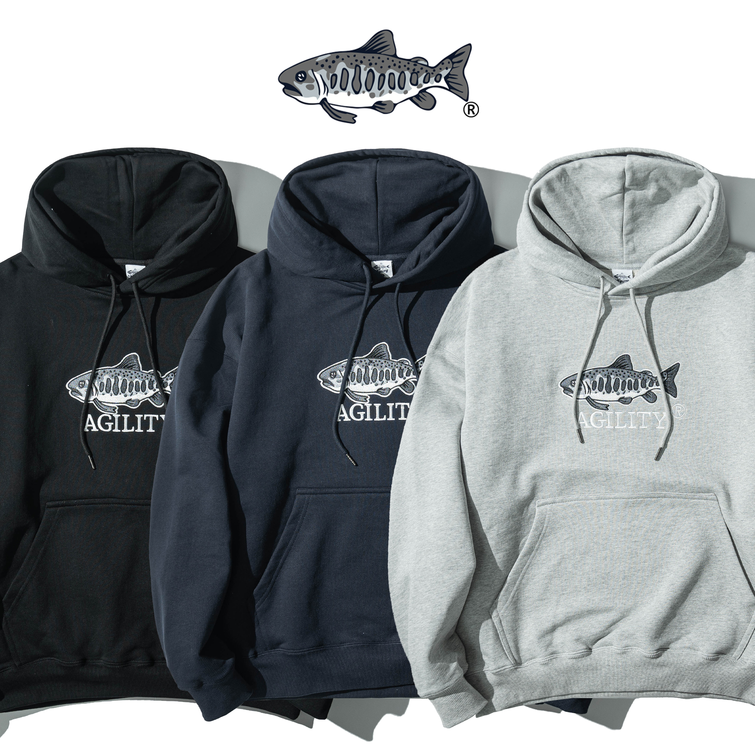 JKS HW3-CREW鮭魚刺繡帽Tee