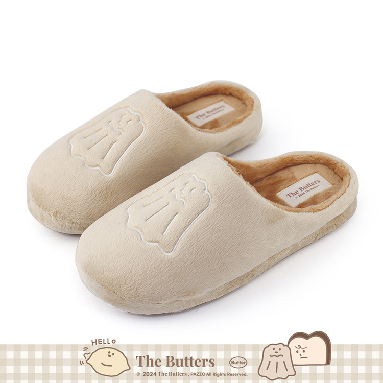 Paidal x The Butters奶油家族 可露露毛絨室內拖鞋