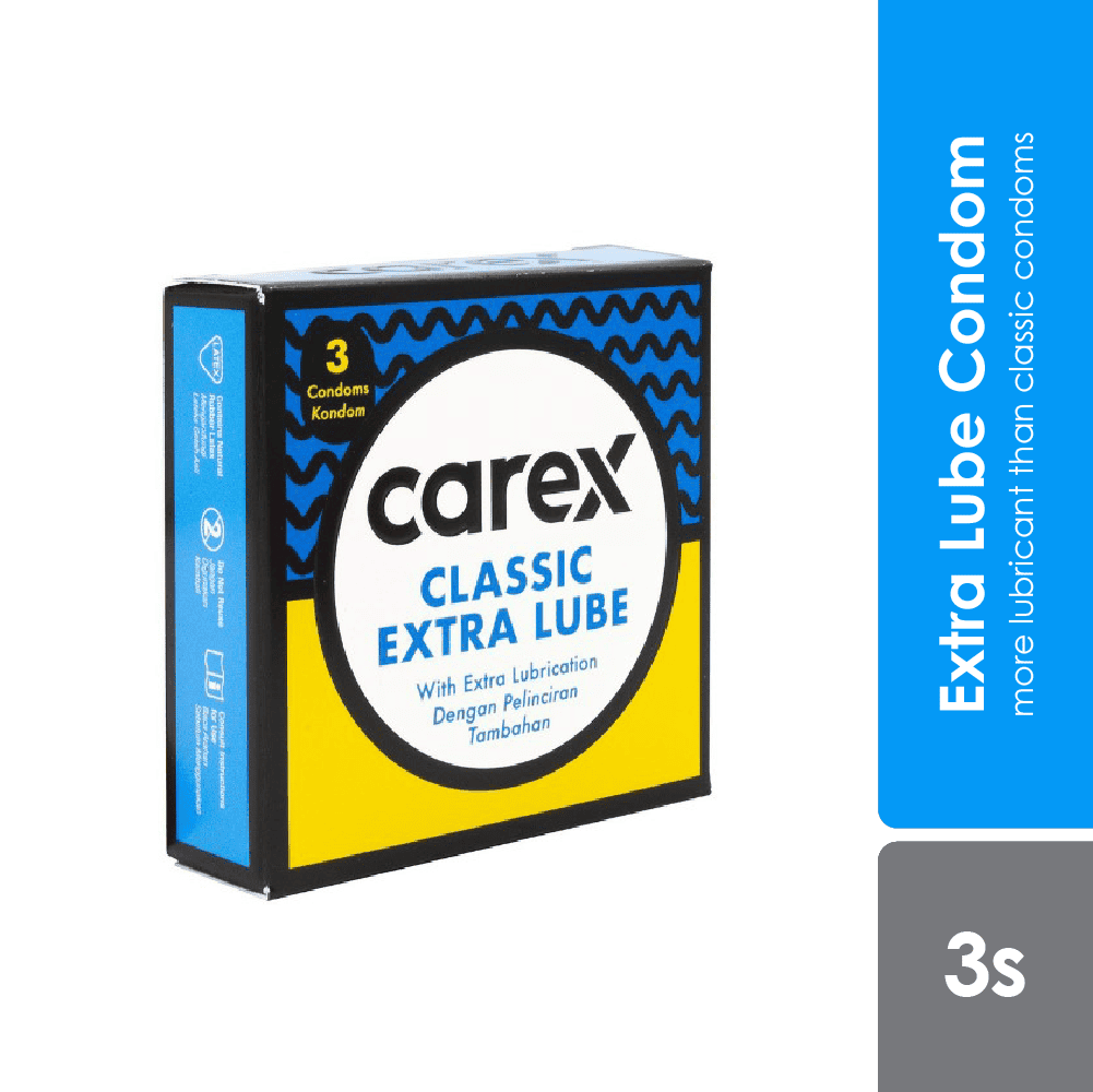 Carex 加量潤滑 3 片裝 乳膠安全套