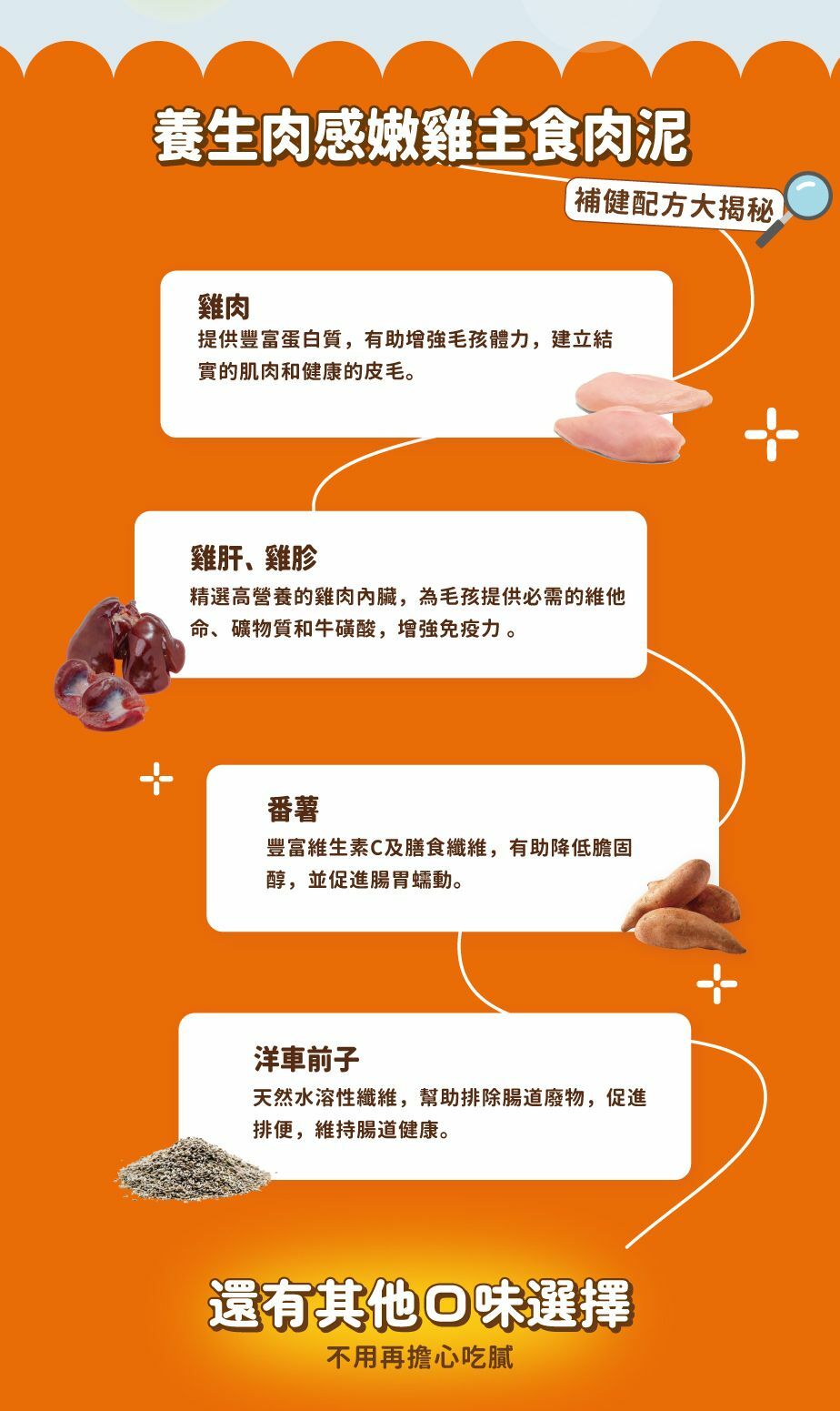 皇室貴寵 - 養生肉感嫩雞主食肉泥