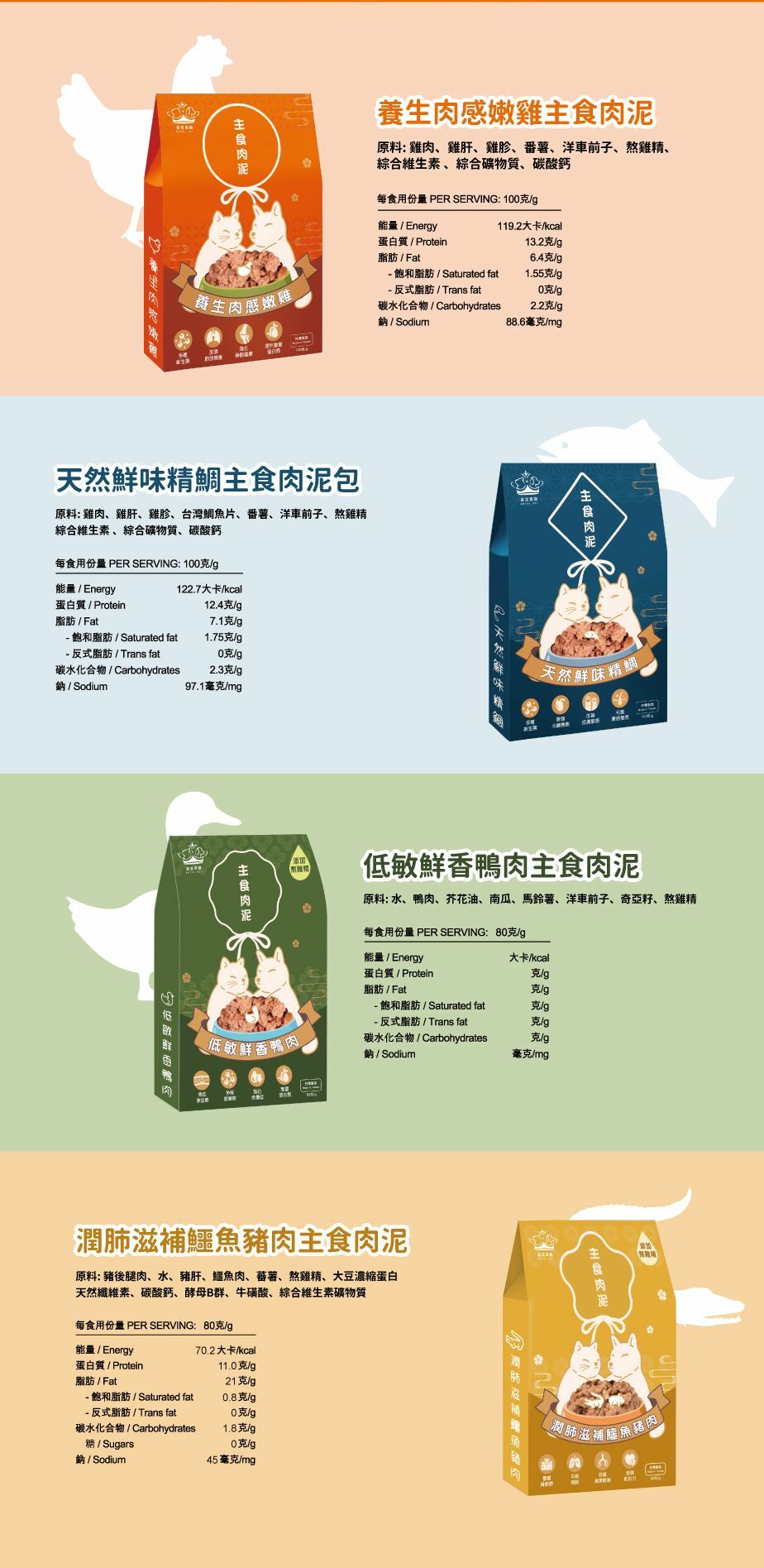 皇室貴寵 主食肉泥