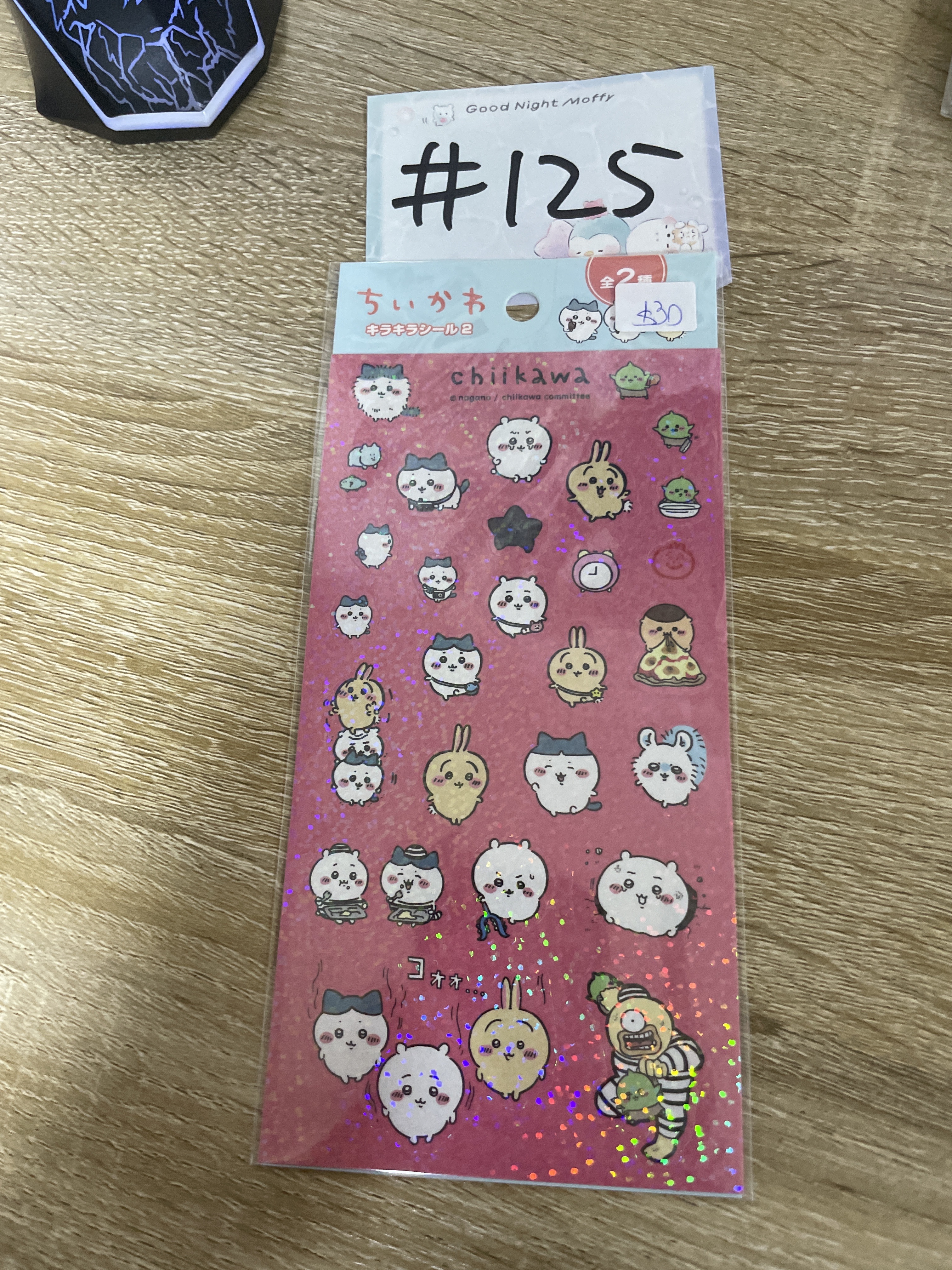 CHIIKAWA   貼紙 紅 #125