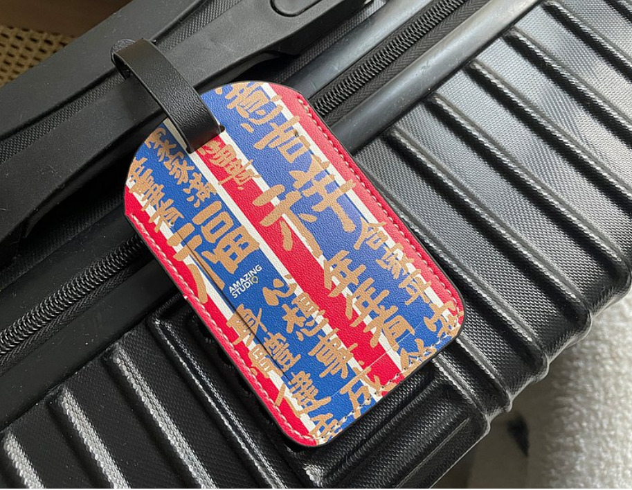 AMAZING STUDIO 行李牌【經典紅白藍】