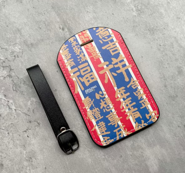 AMAZING STUDIO 行李牌【經典紅白藍】