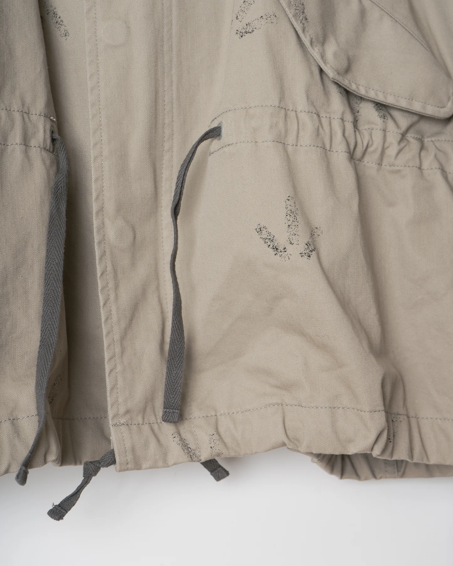 Name. - FADED ARROW CHINO M-65 SHORT JACKET / BEIGE
