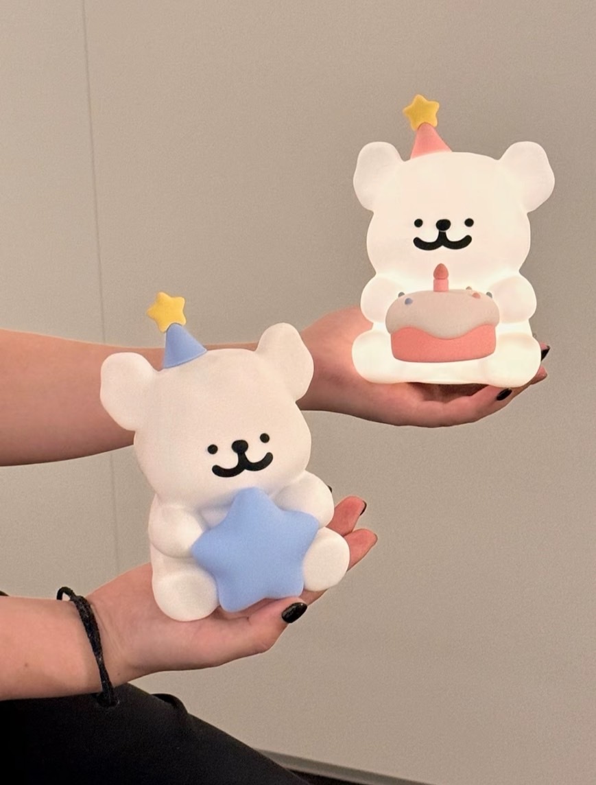 正版授權｜快樂小狗星星燈 線條小狗 小夜燈 拍拍燈 3段式 生活小物 2款