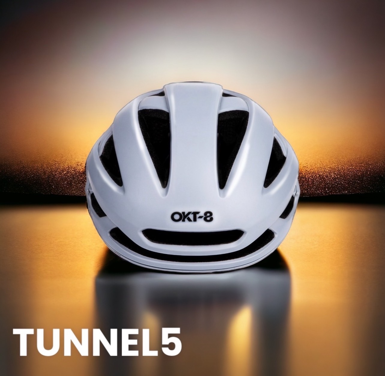 OCTO Tunnel OKT-8 自行車空力帽/消光白
