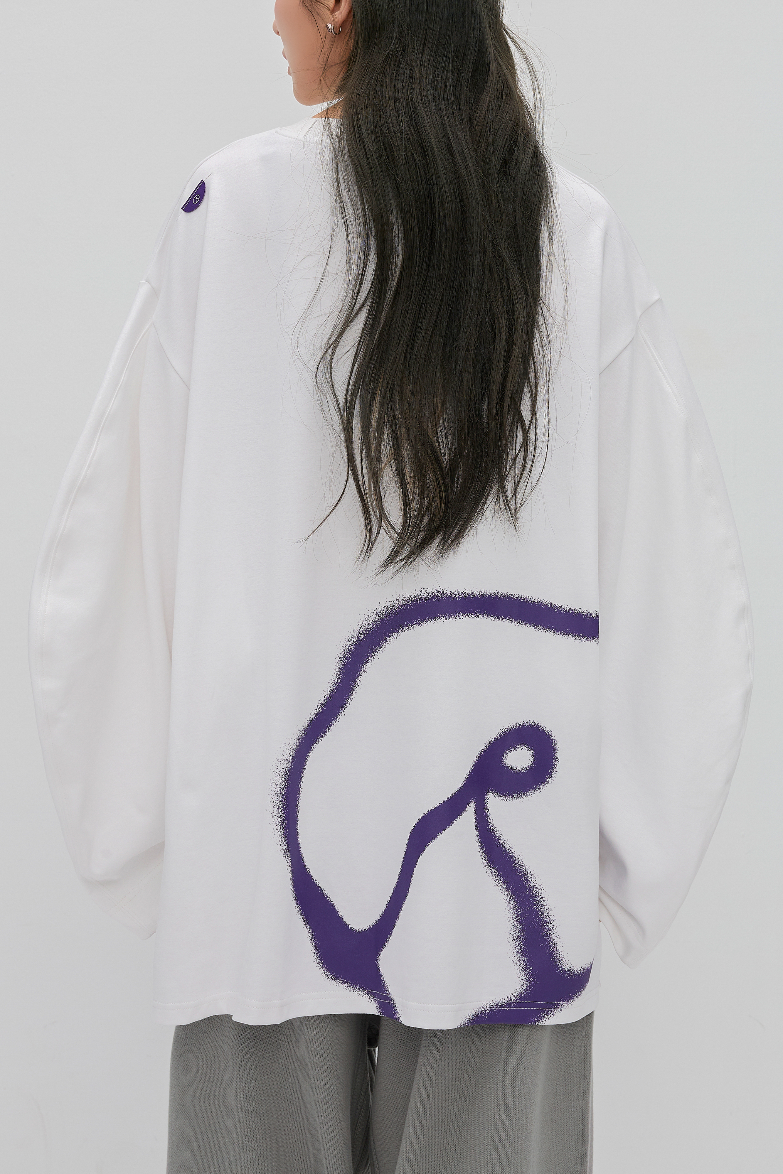 RETEM03 Glitch Logo Tee｜White