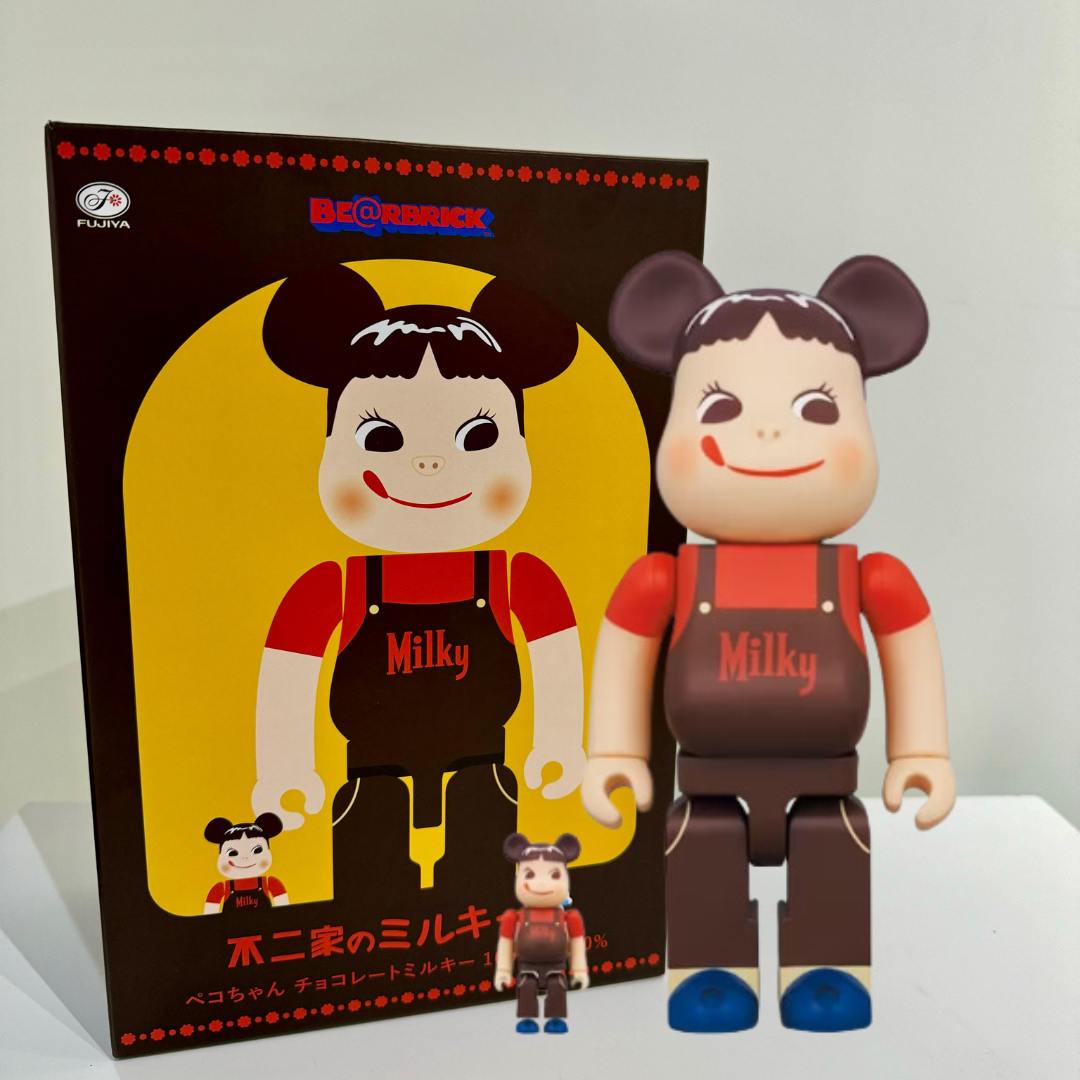 100+400%Be@rbrick Peko-chan Chocolate Milky