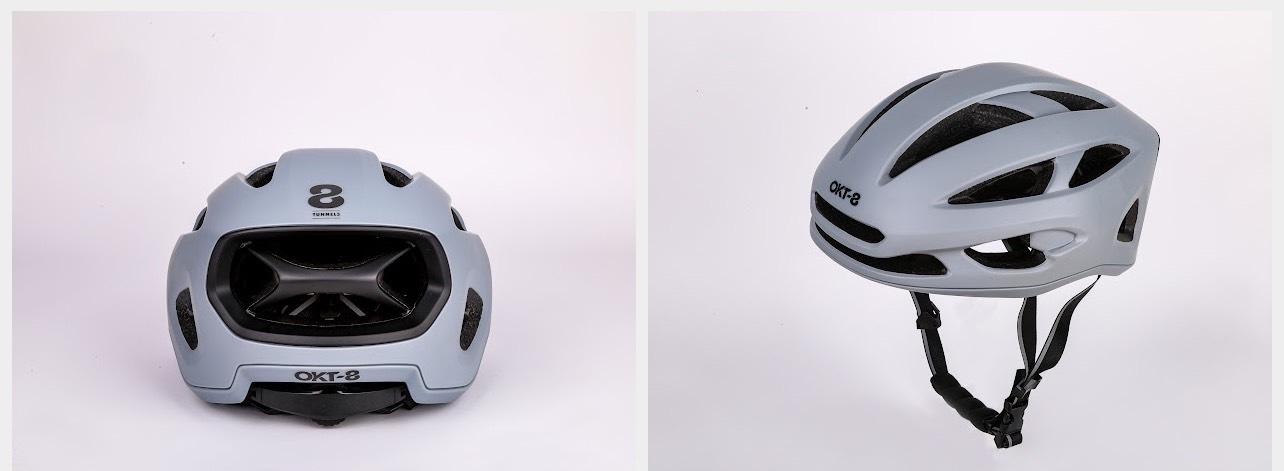 OCTO Tunnel OKT-8 自行車空力帽/消光水泥灰