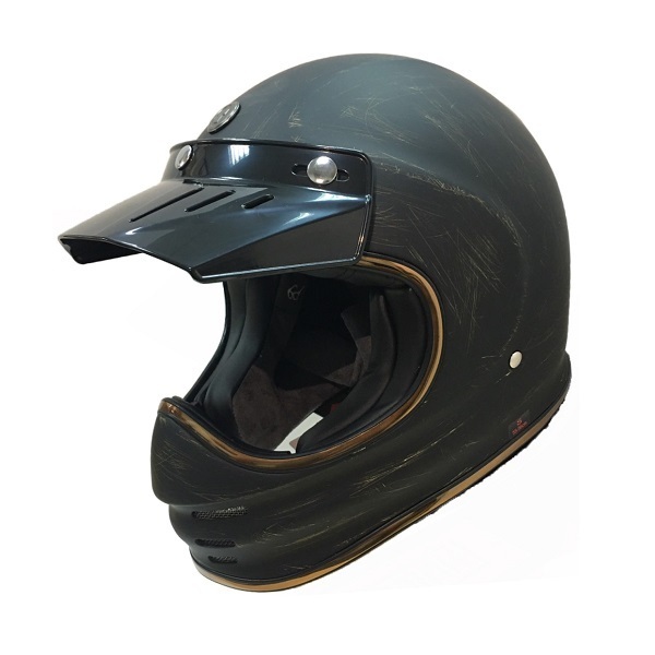 TORC T-3 WEATHERED BRONZE 消光作舊古銅色 彩繪 全罩安全帽 山車帽