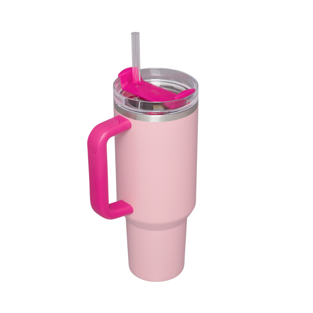 STANLEY 冒險系列 吸管隨手杯2.0 1.18L / 粉紅佳人