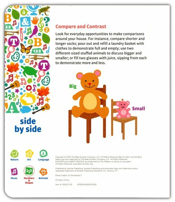 baby einstein Playful Discoveries: Side by Side (Numbers)  Hardcover