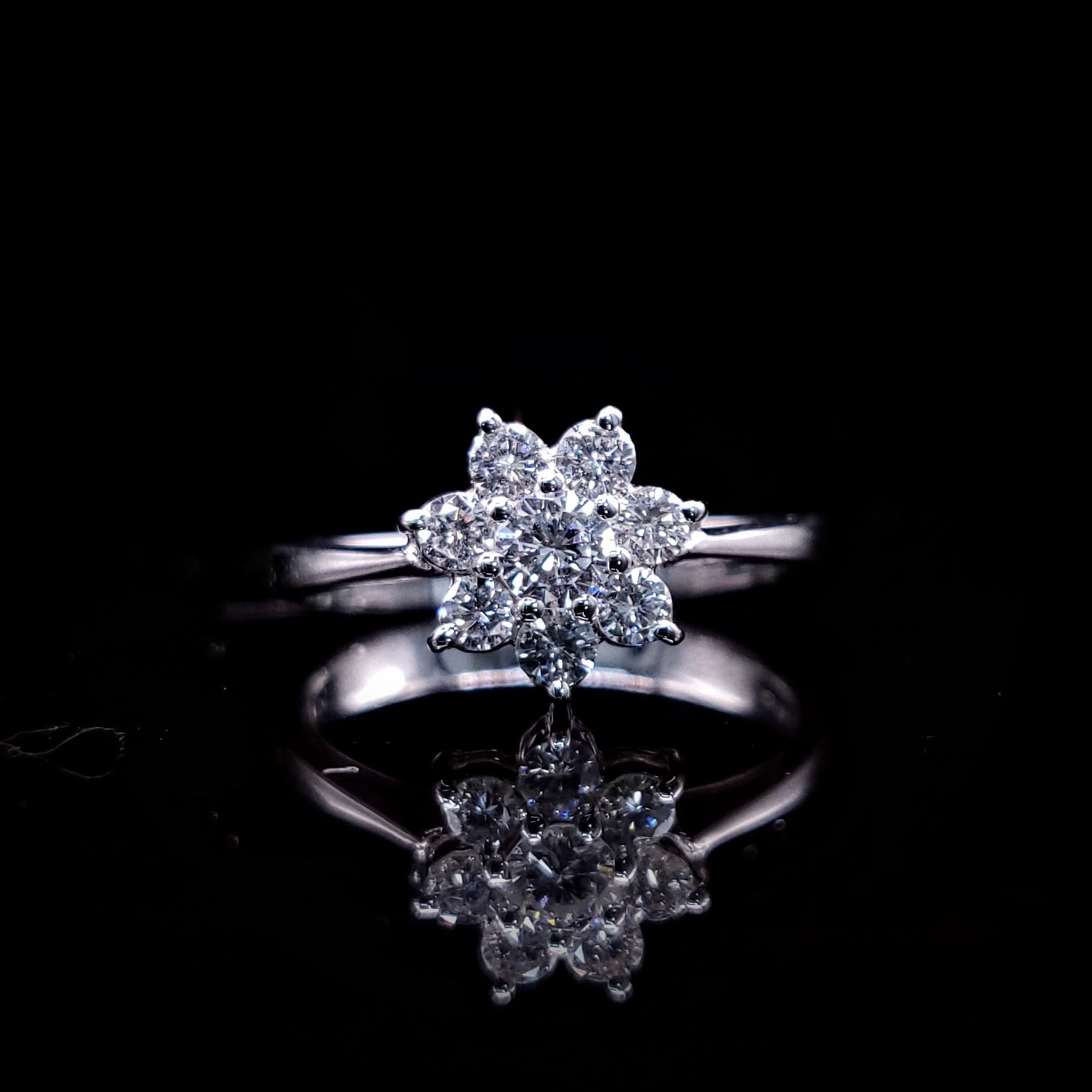 18K White Gold 0.45ct Diamond Ring
